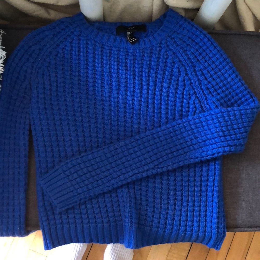 Royal blue sweater